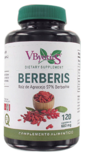 Vbyotics Berberis 120 kapslar