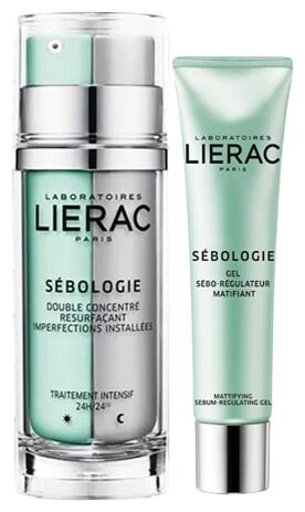 S&eacute;bologie Doble Concentrado D&iacute;a y Noche 2 x 15 ml+ 1 Pieza