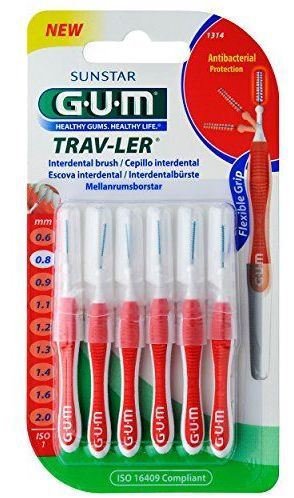 Sunstar Gum Trav-ler Interdental Brush iso1 1314 0,8mm 6 st