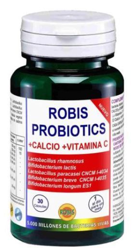 Robis Probiotika + Kalcium + Vitamin C 30 Kapslar