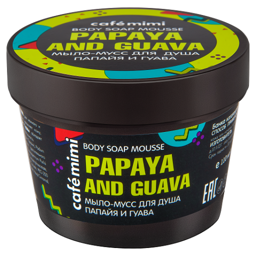 Papaya och Guava Dusch Mousse Tvål 110 ml