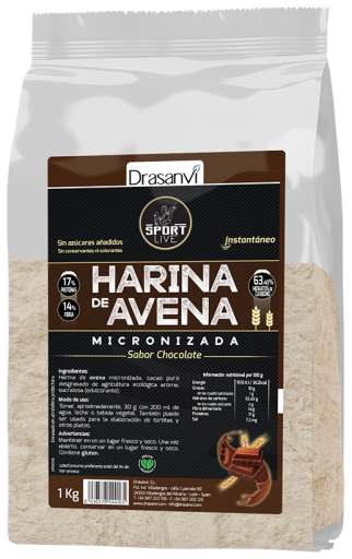 Drasanvi Choklad Sport Havremj&ouml;l 1 kg
