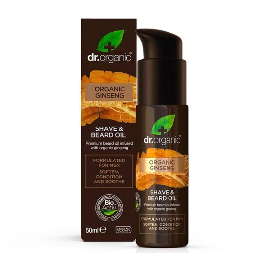 Ekologisk ginseng skägg- och rakolja 50 ml