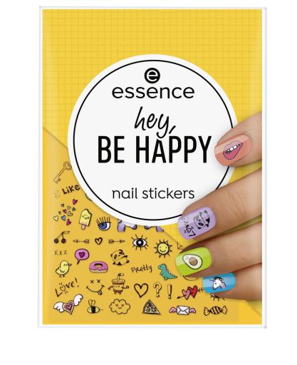 Hej, Be Happy Nail Stickers