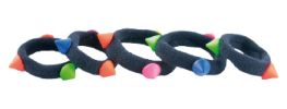 Elastiska pop hårband med trianglar 5 enheter