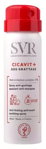 SVR Cicavit+ SOS Grattage Lugnande Anti-Itch Spray 40 ml