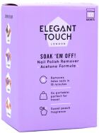 Blötlägg dem av påsar False Nail Remover 100 enheter