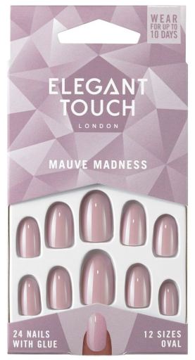 Mauve Madness False Nails 24 enheter