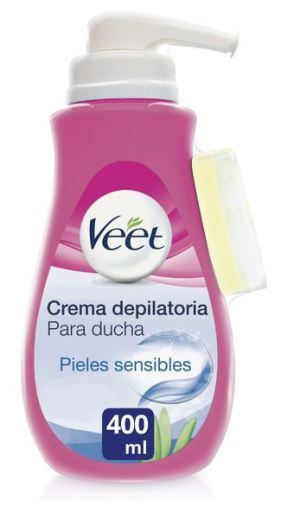 Veet Duschh&aring;rborttagningskr&auml;m f&ouml;r k&auml;nslig hud 400 ml