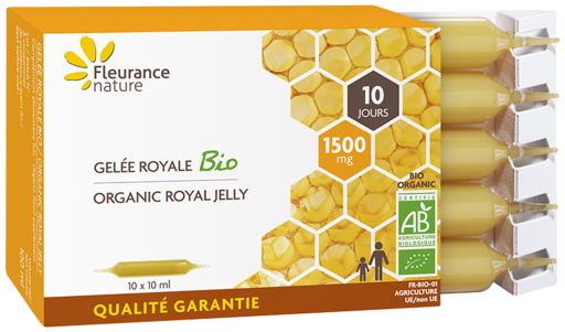 Fleurance Nature Drottninggel&eacute; 1500 mg 10 ampuller