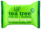 Tea Tree Ansiktsservetter 25 enheter
