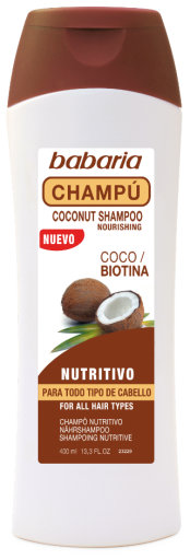 Babaria N&auml;rande schampo med kokosolja och biotin 700 ml