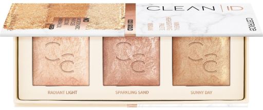 Clean Id Highlighter Palette Mineral 020 Gold
