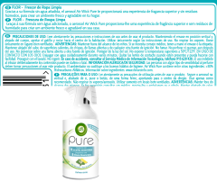 Pure Freshness Aerosol for Clean Clothes Flower 250 ml