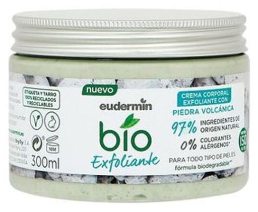 Eudermin Ekologisk Volcanic Stone Exfoliating Body Cream 300 ml