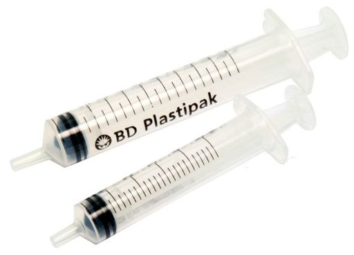 Plastipack 2 ml tredelad Luer-spruta 100 enheter