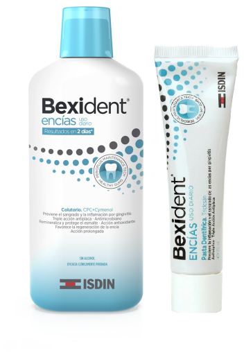 Isdin Bexident Gums Munvatten 500 ml + Gums Tandkr&auml;m 75 ml