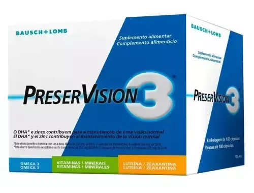 Bausch Lomb Preservvision 3 180 kapslar
