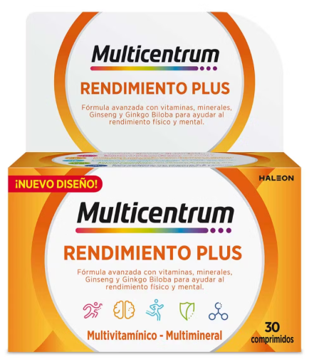 Performance Plus med ginseng och ginkgo 30 tabletter