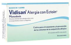 Vidisan Allergi ögondroppar med ektoin engångsdos 20 x 0,5 ml Vidisan Allergi ögondroppar med ektoin engångsdos 20 x 0,5 ml