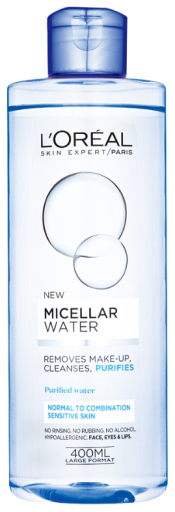 Micellärt vatten Normal till kombinerad hud 400 ml