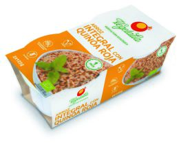 Bio förkokt brunt ris med röd quinoa 2 x 125 gr