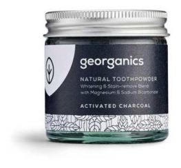 Georganics Tandkr&auml;m med aktivt kol, vitg&ouml;rande pulver 60 ml 