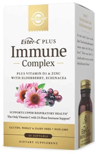 Solgar Ester-C Plus Immunkomplex 60 mjukgeler