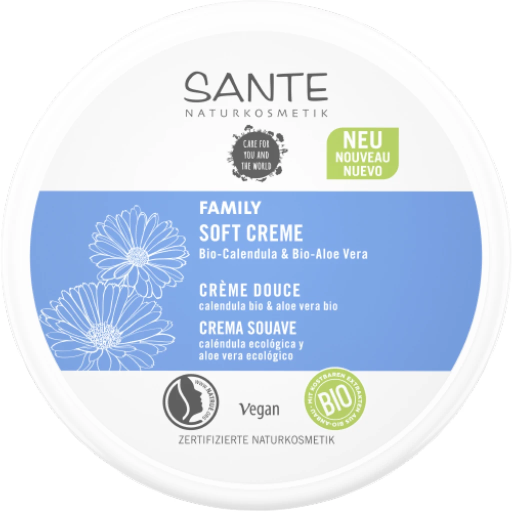 Sante Family Bio-Calendula & Aloe Vera Moisturizing Cream Ansikte och kropp 150 ml