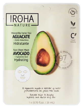 Avokado Moisturizing Mask + Hyaluronsyra 20 ml
