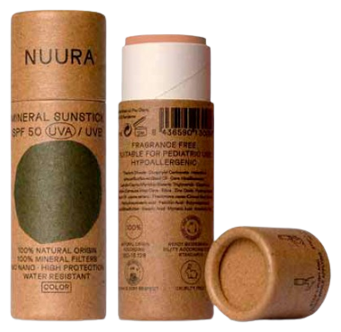 Facial Sunscreen Stick Natural Spf 50 Färg 14 ml