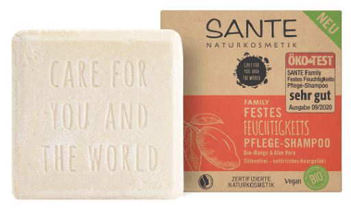 Sante Ekologisk Mango & Aloe Vera Moisturizing Solid Shampoo 60 ml