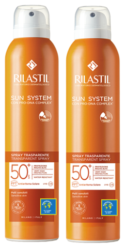 Rilastil Sun System Transparent Spray SPF50+ 2 x 200 ml