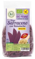 Penne Pasta Bovete R&ouml;dbetor Lin Glutenfri Bio 250 gr