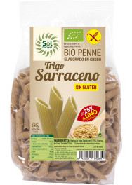 Sol Natural Penne Pasta Bovete Lin Glutenfri Bio 250 gr
