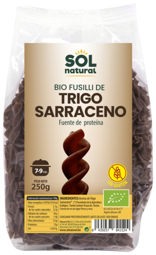 Ekologisk glutenfri bovetefusilli 250 gr