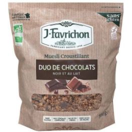J.Favrichon Crunchy Chocolate Duo M&uuml;sli 375 gr
