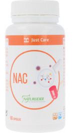 Naturlider Nac N Acetyl Cysteine 60 gr&ouml;nsakskapslar