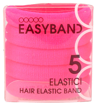Pro Easy Elastic Hair Tie 5 enheter