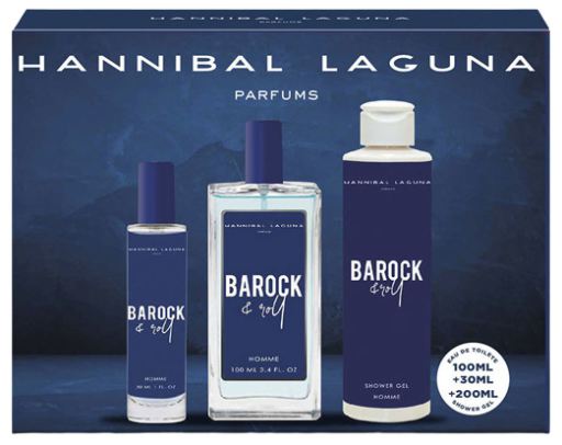 Barock &amp; Roll Set Eau de Toilette för män 100 ml + 2 st