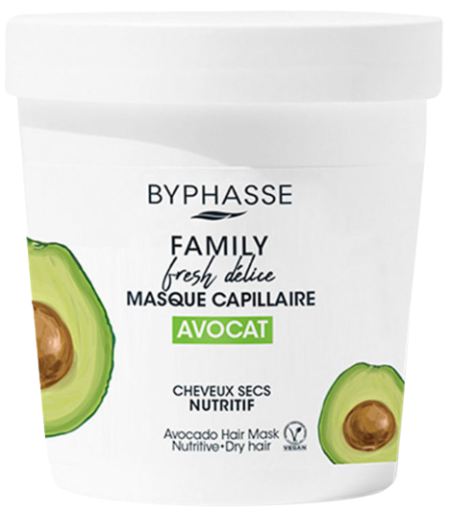 Family Fresh Delice Avocado Mask för torrt hår 250 ml