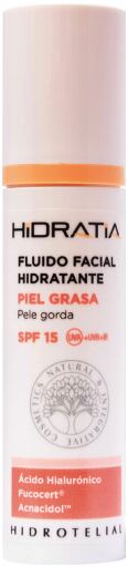 Hidrotelial Fuktgivande ansiktsv&auml;tska f&ouml;r fet hud SPF 15 50 ml