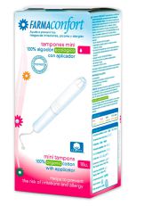 Bio Mini bomullstamponger med applikator, 18 Count