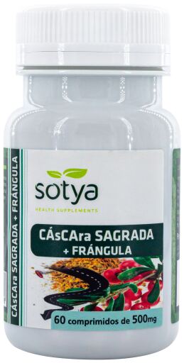 Sotya Cascara Sagrada & Fr&aacute;ngula 500 mg 60 tabletter