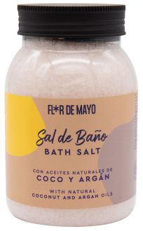 Flor de Mayo Argan och kokosbadsalt 650 gr