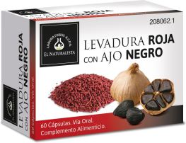 El Naturalista R&ouml;tt j&auml;stris + svart vitl&ouml;k 60 kapslar