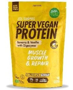 Super Veganskt Protein Banan och Vanilj med Digezyme 400g