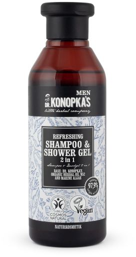 2-i-1 uppfriskande schampo och duschgel 280 ml