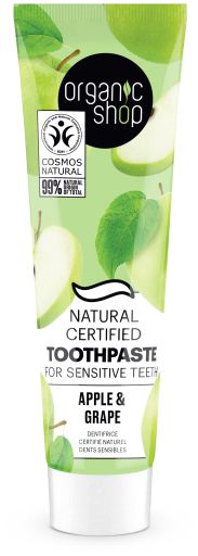 Organic Shop Apple and Grape Dental Sensitivity Tandkr&auml;m 100 gr