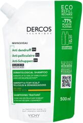Dercos Anti-Mjäll torrt hår Schampo Eco Refill 500 ml